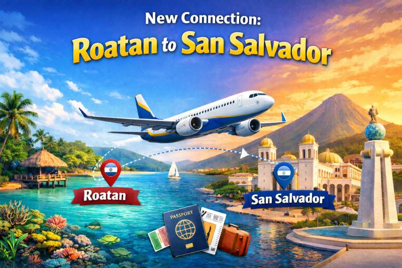 New Connection: Roatan to San Salvador Enhances Travel Experience