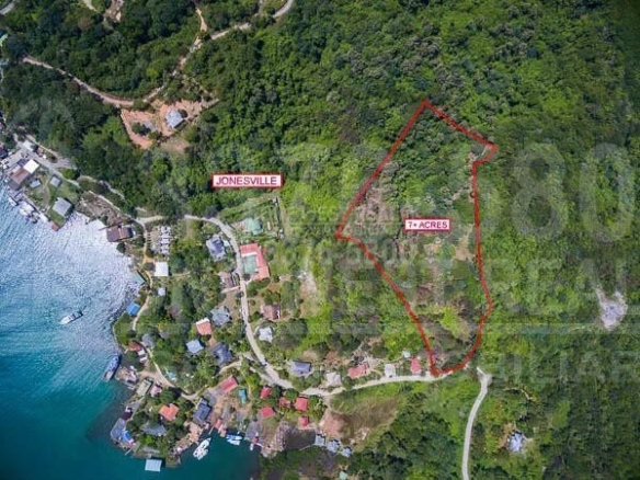 Prime Development Land on Jonesville Road in Roatán