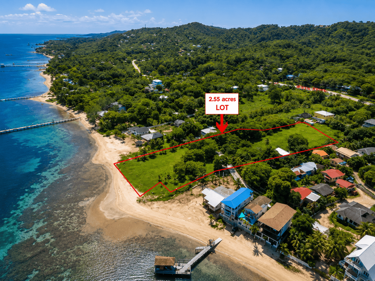 Sandy Bay in Roatan Bay Islands Honduras