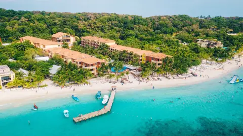 Ocean view land in Corozal Roatan Honduras